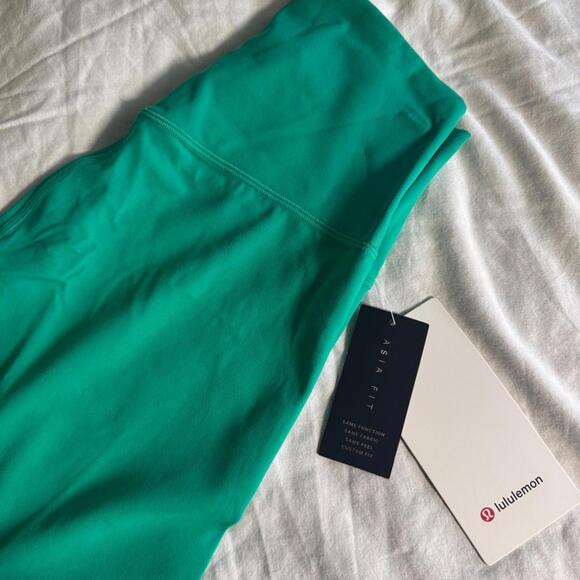 🆕💚 Lululemon Align HR Pant 24” Asia Fit - Kelly Green - Picture 7 of 9